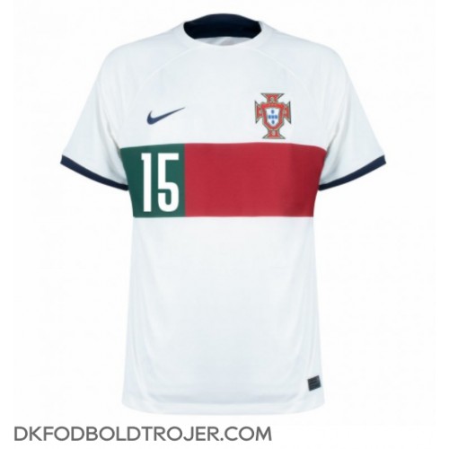 Billige Portugal Rafael Leao #15 Udebane Fodboldtrøjer VM 2022 Kortærmet